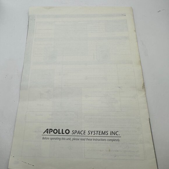 Apollo PA-6000 Meeting Amplifier Operating Instructions Manual - Picture 2 of 2